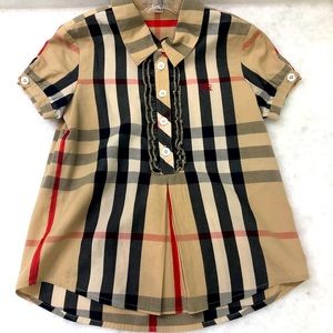 Girls Burberry top, size 5Y